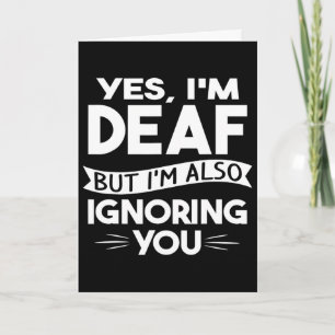 Asl Deaf Awareness Hearing Loss Deaf Culture And S Card