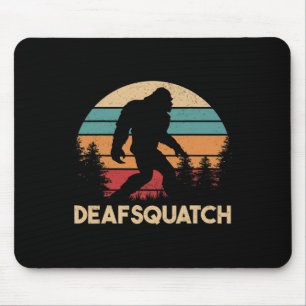 Asl Deaf Awareness Hearing Loss Sign Language And  Mouse Pad