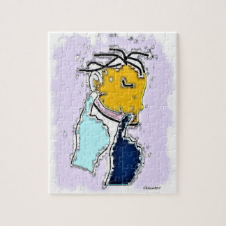 ASL Deaf Modern Art  Jigsaw Puzzle