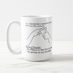 ASL Design - Rule of Thumb Coffee Mug