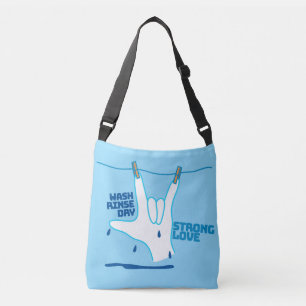 ASL Design - Wash, Rinse, and Dry Love ILY Crossbody Bag