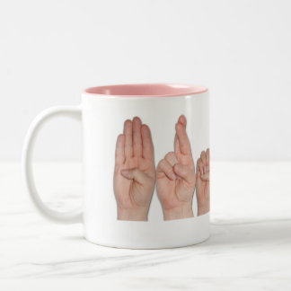 ASL Fingerspelled Name Coffee Mug