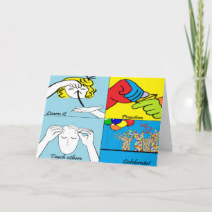 ASL Four Steps to Success Card