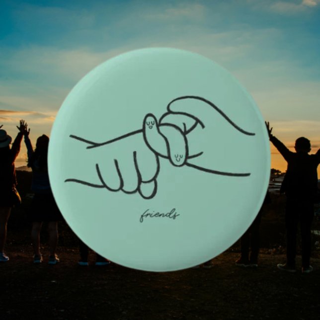 ASL Friends Button – Small Sign, Big Meaning (Creator Uploaded)