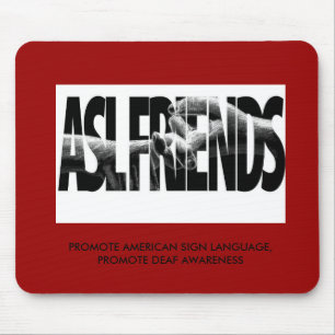 ASL FRIENDS MOUSEPAD