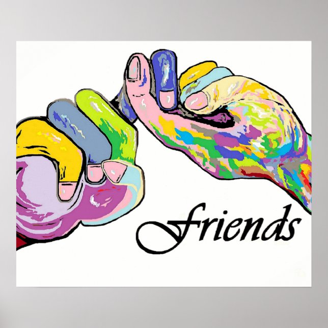 ASL Friends Poster (Front)