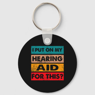 ASL Fun Deaf Pride Awareness Sign Languages Hearin Key Ring