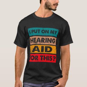 Asl Fun Deaf Pride Awareness Sign Languages Hearin T-Shirt