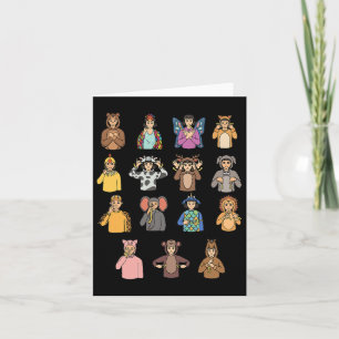 Asl Hand Gesture Deaf Hearing Loss Awareness Boy Card