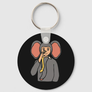 Asl Hand Gesture Deaf Hearing Loss Awareness Boy Key Ring
