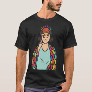 Asl Hand Gesture Deaf Hearing Loss Awareness Girl T-Shirt