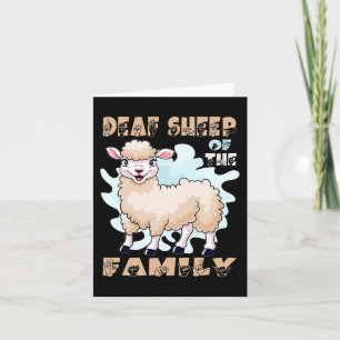 ASL hand gesture Hand sign language hearing loss a Card