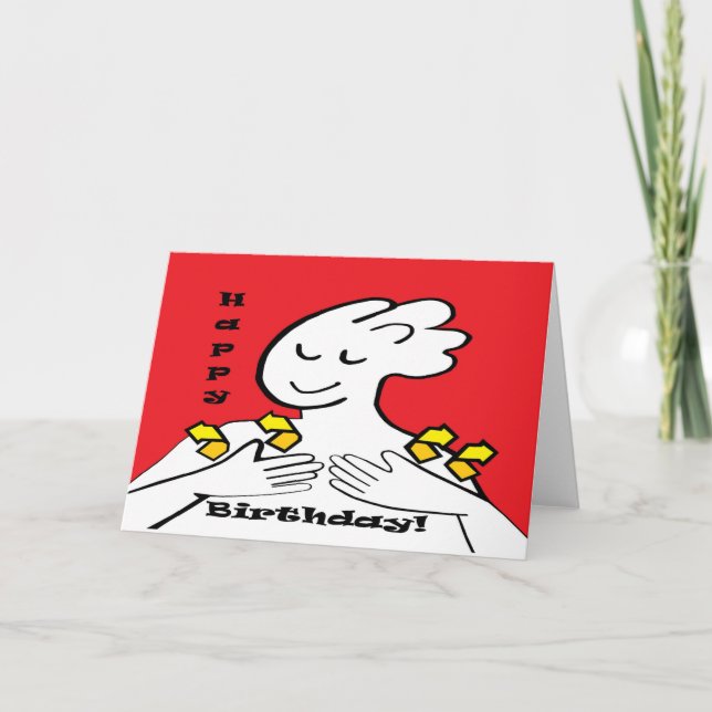 ASL Happy Birthday Card (Front)