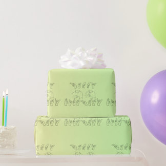 ASL Happy Birthday /Hand Signs and Finger Spelling Wrapping Paper