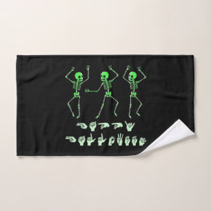 ASL Happy Halloween I - Cute Spooky Season Bath Towel Set