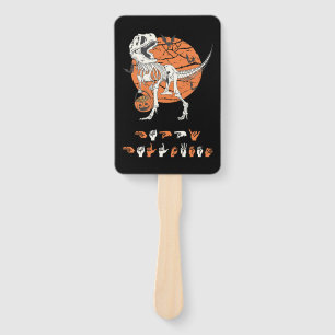 ASL Happy Halloween III - Cute Spooky Season Hand Fan