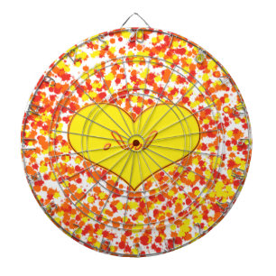 ASL-I Love You with Heart by Shirley Taylor Dartboard