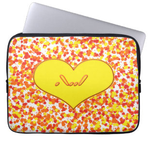 ASL-I Love You with Heart by Shirley Taylor Laptop Sleeve