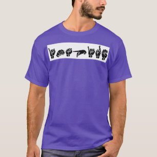 ASL INSPIRE American Sign Language Design 1 T-Shirt