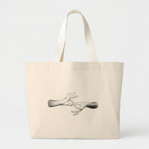 ASL Interpreter (3) Large Tote Bag