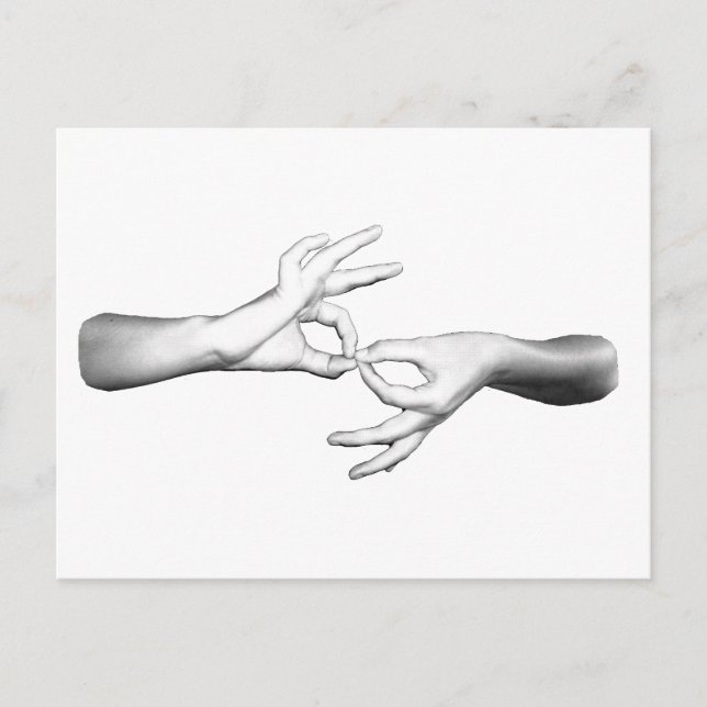 ASL Interpreter Postcard (Front)