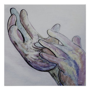 ASL Jesus Denim Colouring Poster