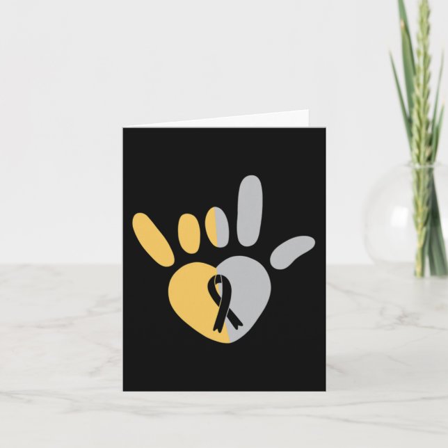 ASL Love Sign American Sign Language Deaf Awarenes Card (Front)