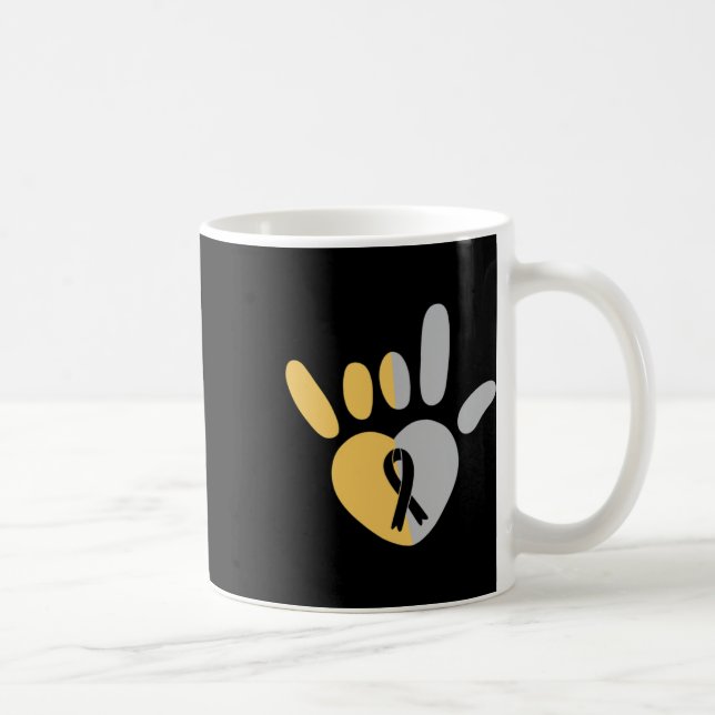 Asl Love Sign American Sign Language Deaf Awarenes Coffee Mug (Right)