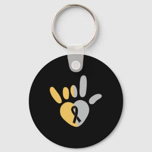 ASL Love Sign American Sign Language Deaf Awarenes Key Ring