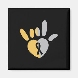 ASL Love Sign American Sign Language Deaf Awarenes Magnet