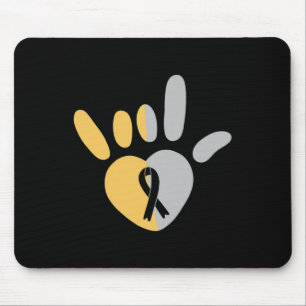 ASL Love Sign American Sign Language Deaf Awarenes Mouse Pad