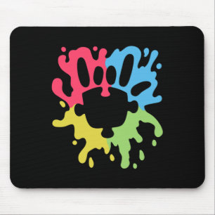 ASL Love Sign Non-verbal Autism Support Awareness Mouse Pad