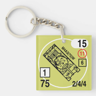 ASL M4A3(75)W Keychain Fob