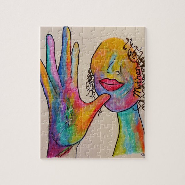 ASL Mother Jigsaw Puzzle (Vertical)