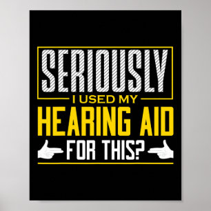 ASL Seriously Hearing Aid Sign Language Deaf Aware