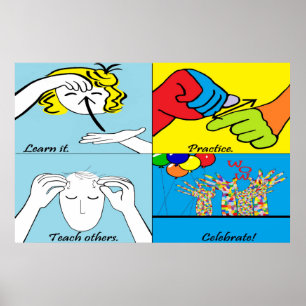 ASL Steps to Success Poster
