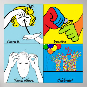 ASL Steps to Success Poster