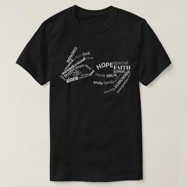 ASL Teacher Inspired American Sign Language Relate T-Shirt (Design Front)