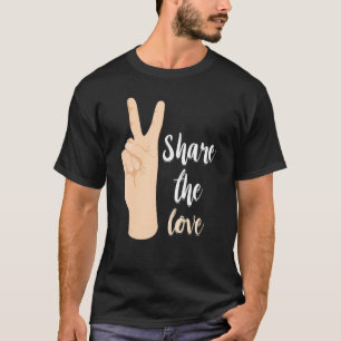 ASL Teacher Share The Love Sign Language Hand Sign T-Shirt