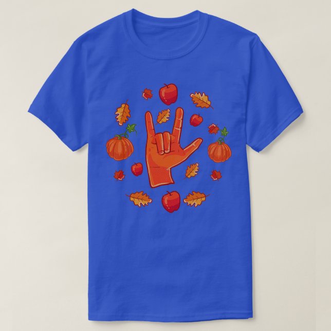 ASL Thanksgiving product T-Shirt (Design Front)