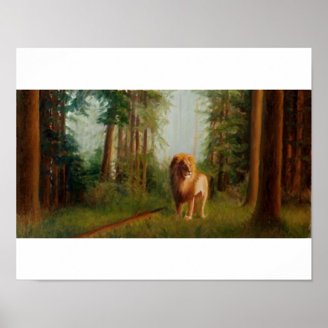 Aslan in the Great Woods Poster (Front)