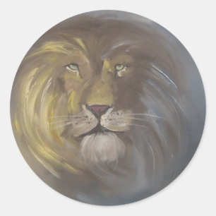 Aslan - Lion Classic Round Sticker