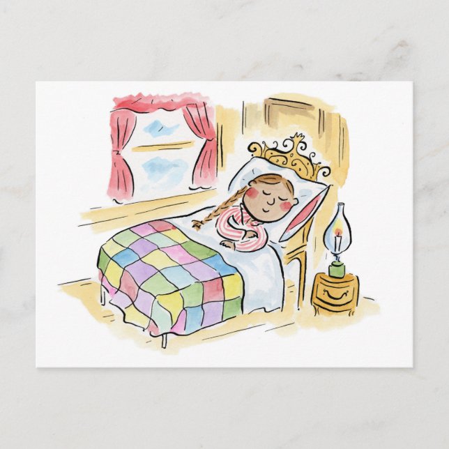 Asleep Postcard (Front)