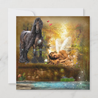 Asleep To Dream Fairy and Horse Fantasy