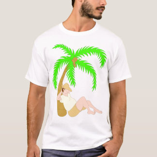 Asleep Under a Palm Tree T-Shirt