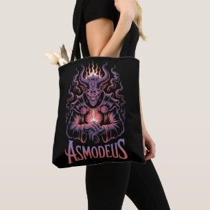 Asmodeus Halloween Occult Shirt King Of Demons Tote Bag