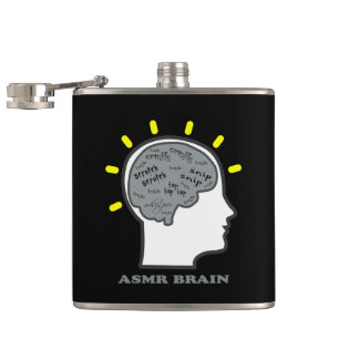 ASMR Brain Hip Flask