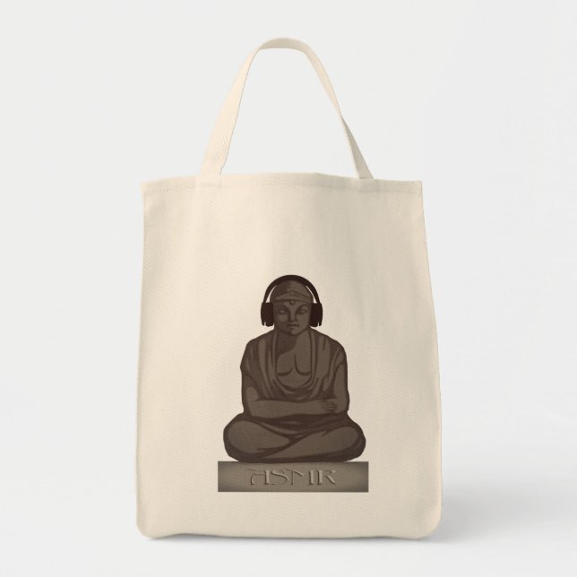 ASMR Buddha Tote Bag (Front)