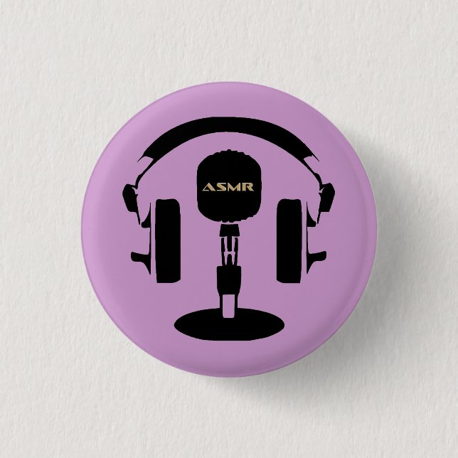 ASMR Logo 3 Cm Round Badge (Front)