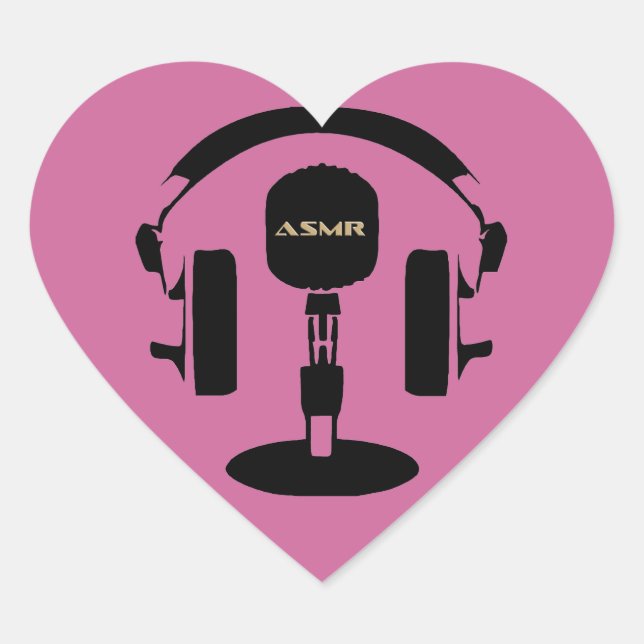 ASMR Logo Heart Sticker (Front)